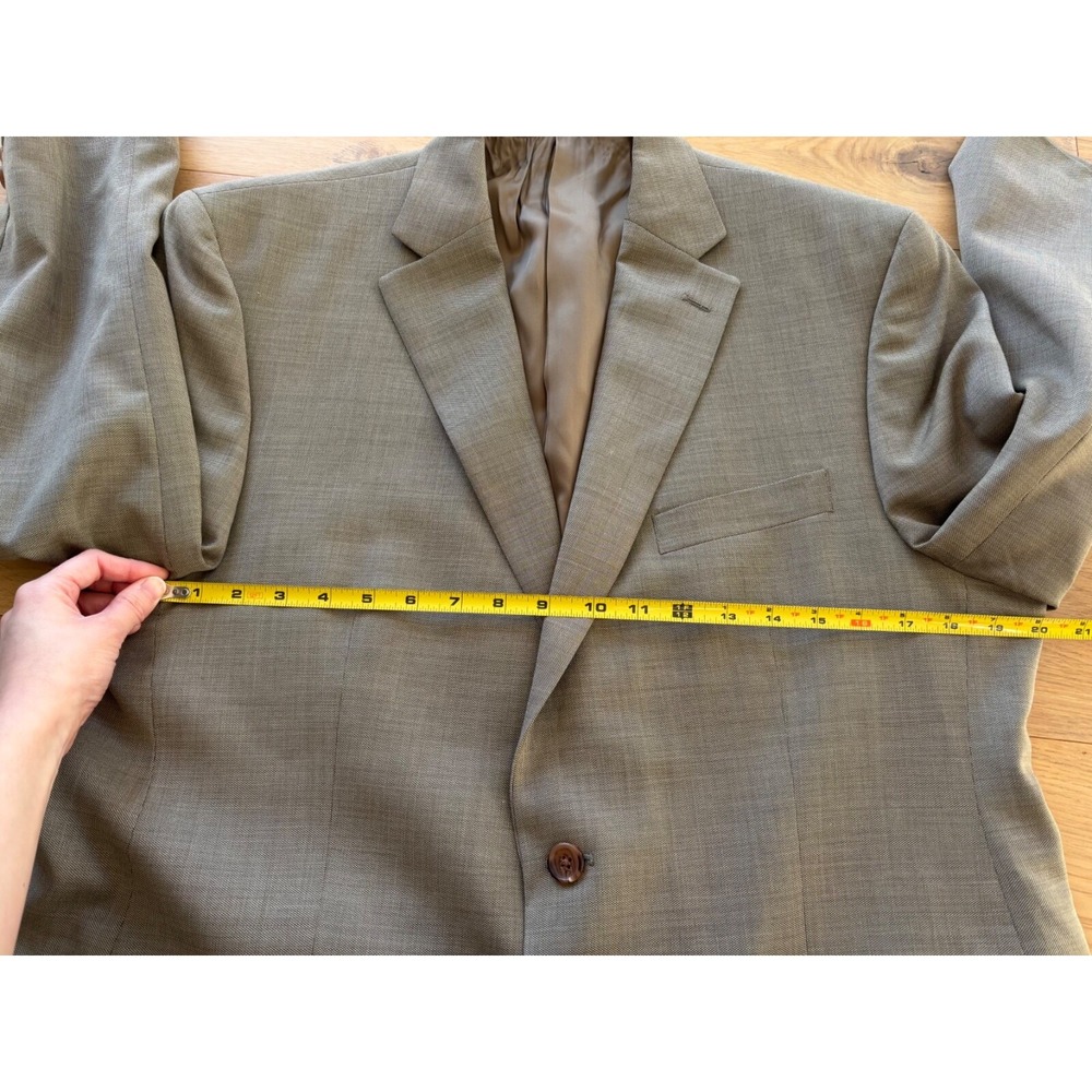Lauren Ralph Lauren Wool Blazer Men's 44R Grey Sport Coat Suit Jacket 2 Button - Picture 9 of 11